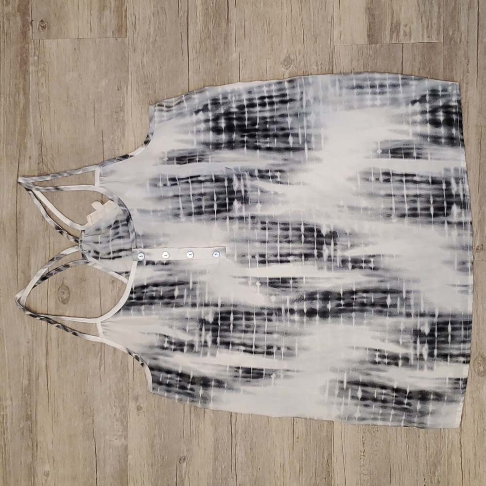 Pink Rose Tie Dye Woven Cami